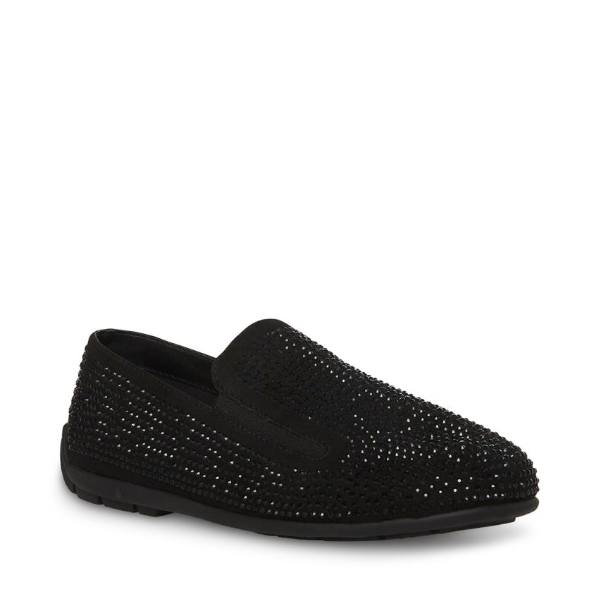 Black Steve Madden Acaviar Kids' Loafers | PH 2490OCJ